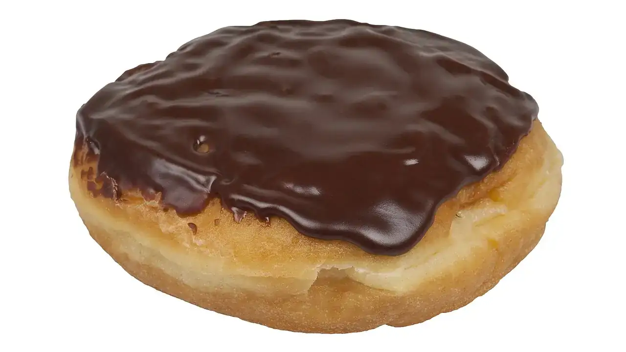 Chocolate iced doughnut